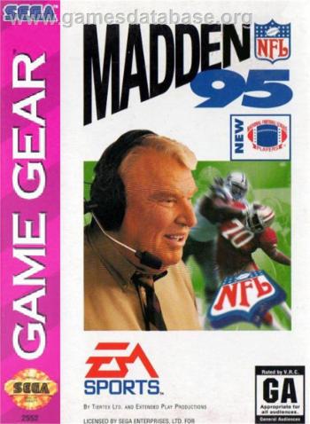 Cover Madden NFL '95 for Game Gear